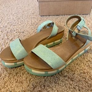 Anthropologie/Schuler & Sons Mint Sandal